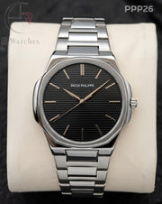(OS)🖤⭐ Patek philip silver Black (PPP26)