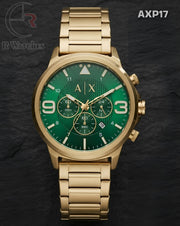 (OS2)🖤⭐ AX Gold Green Dial (AXP17)