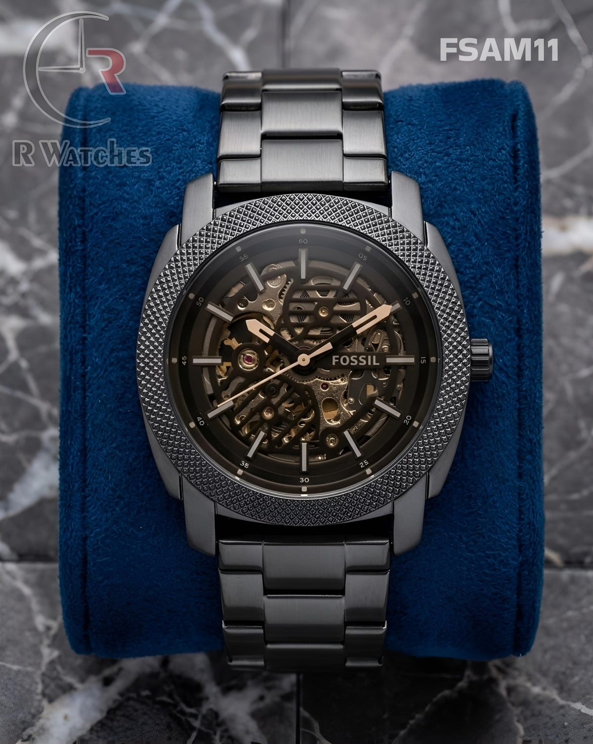 (SS)🖤⭐ Fossil Automatic full Black metal (FSAM11)