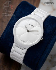 (OS)🖤⬆️ Rado Ceramic White Silver (RDP55)