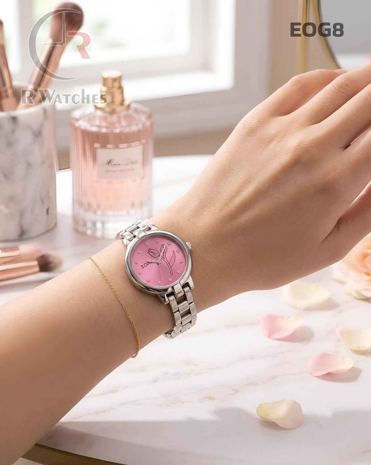 (SS)🖤⭐ Eora Girls Silver Pink Dial (EOG8)