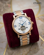 (OS)🖤⭐ Cartier Automatic Dual Tone White (CTAM1)