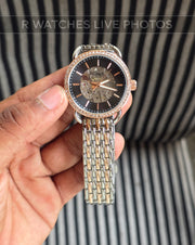 (SS)🖤⬆️⭐ Fossil Automatic Girls Dual Tone Black (FSGA11)