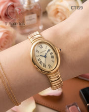 (OS)🖤⭐ Cartier Girls Gold Dial (CTG9)
