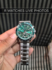 (SS)🖤⬆️⭐ Boss Silver Green Dial (BSP4)