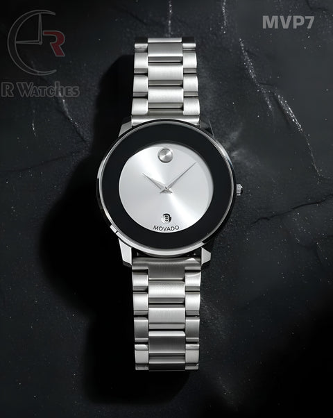 (OS)🖤⬆️ Movado new silver white (MVP7)