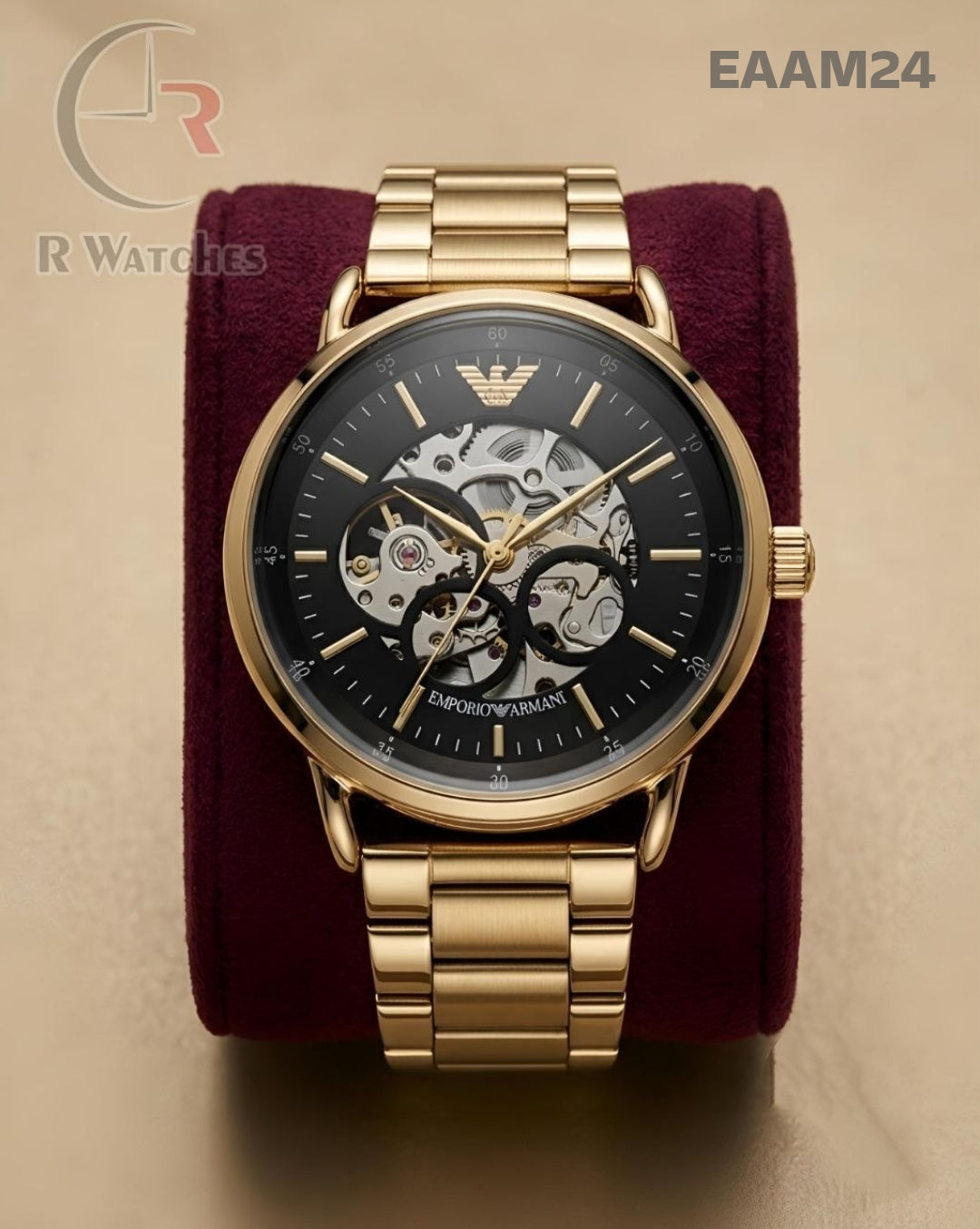 (SS)🖤⬆️ Armani Automatic Gold Black(EAAM24)
