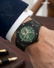 (OS)🖤⭐ Hublot Machinery Black Green (HBP9)