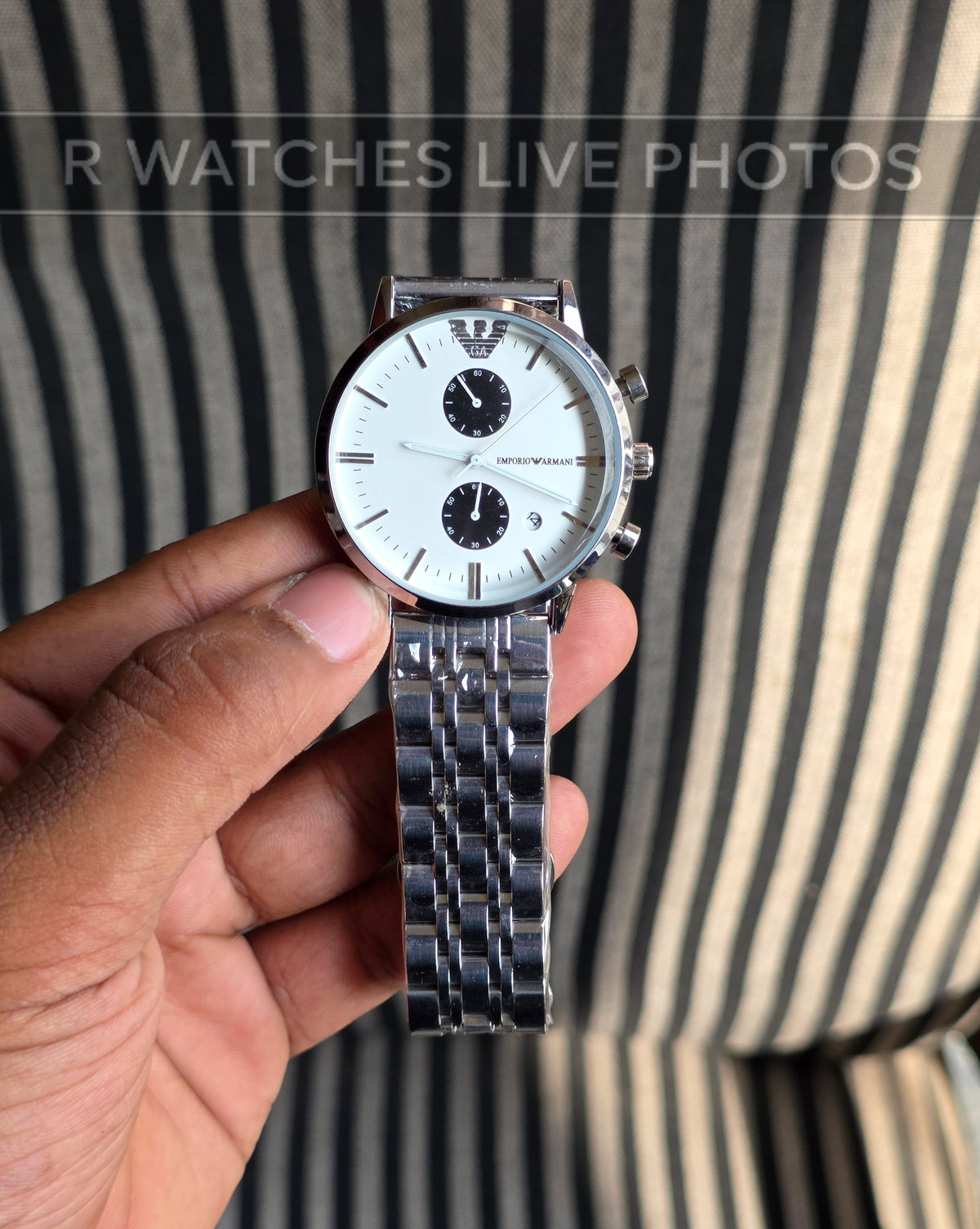 (SS)🖤⬆️⭐ Armani Silver White (EAP21)