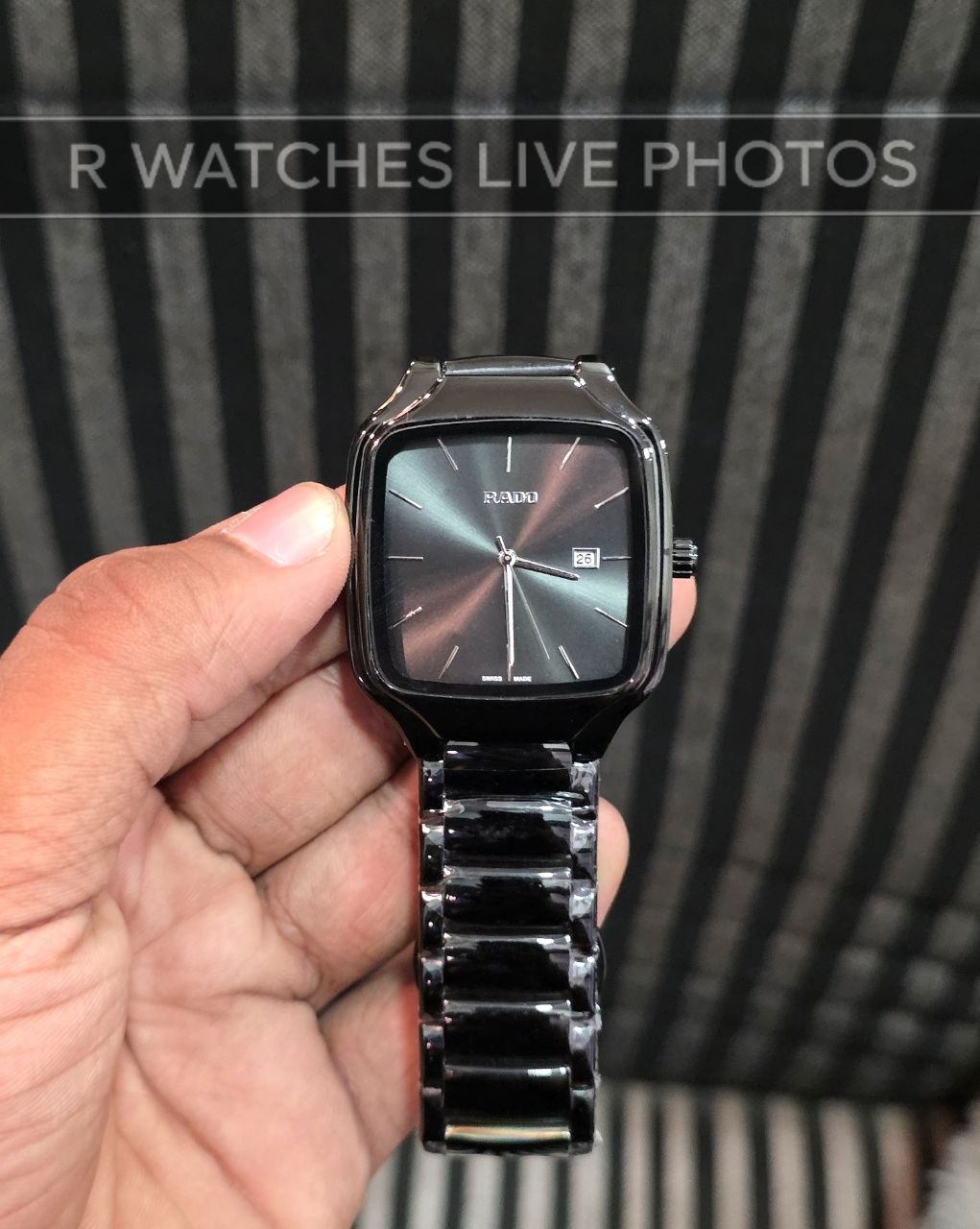 (SS)📷⭐ Rado Full Black Dial (RDP22)