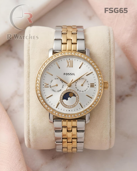 (OS)🖤⬆️ Fossil Girls Dual Tone White (FSG65)