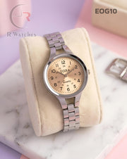 (OS)🖤⭐ Eora Girls Silver Off-white Dial (EOG10)