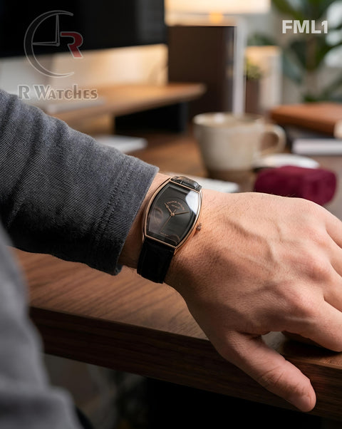 (OS2)🖤⭐ Frank Muller leather Rose Gold (FML1)