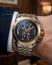 (OS)🖤Jacob & Co Automatic Dual Tone Black (JCAM2)