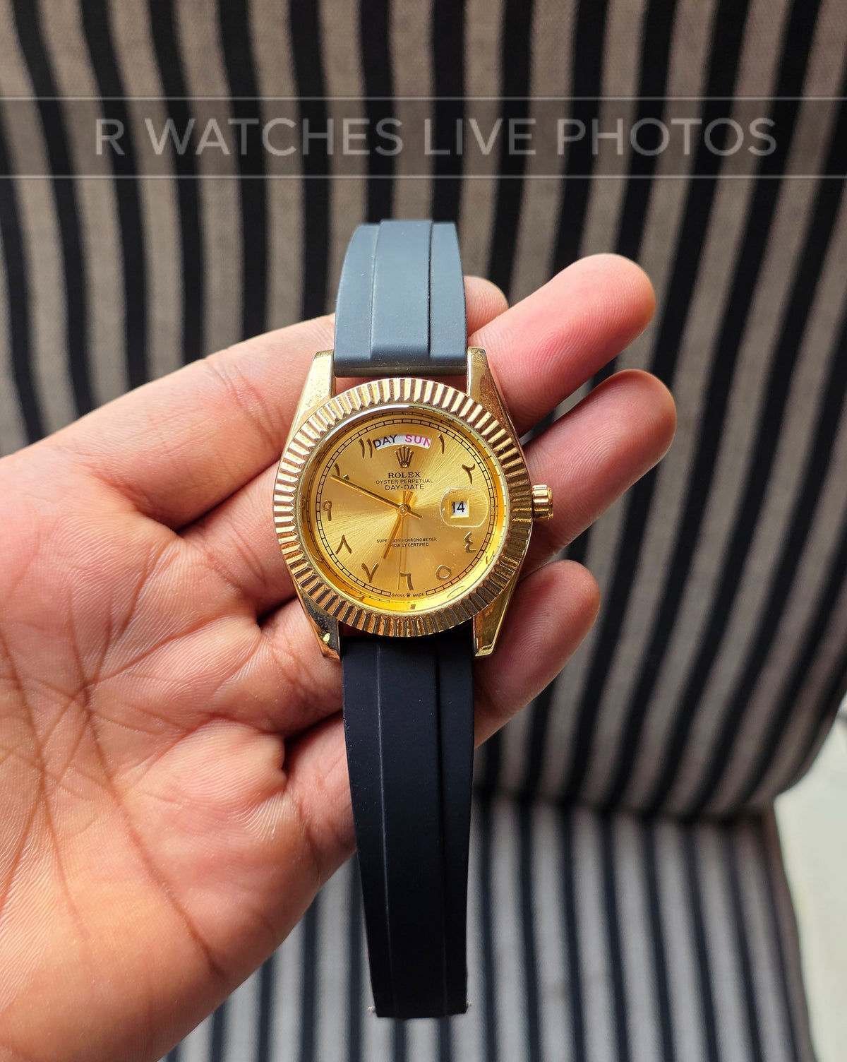 (OS)📷⬆️⭐ Rolex oyster silicon gold (RXS17)