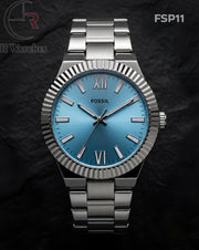 (SS)🖤⬆️⭐ Fossil Silver Tiffany Blue (FSP11)