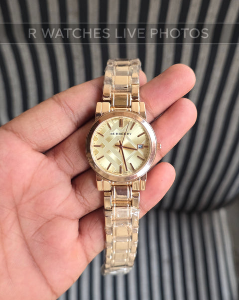 (OS)🖤⭐ Burberry Girls Rose Gold Off White (BBG2)