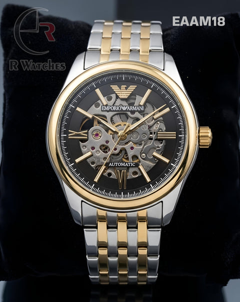 (OS)🖤⭐ Armani Automatic Dual Tone Black (EAAM18)