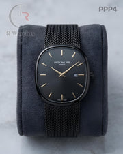 (OS)🖤⭐ Patek Philippe Silver Black (PPP4)