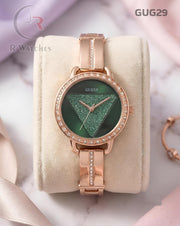(OS)🖤⭐ Guess girls rose gold green (GUG29)