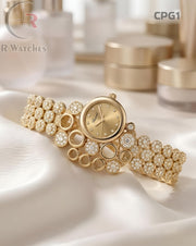 (OS)🖤 Chopard Girls Diamond Gold  (CPG1)