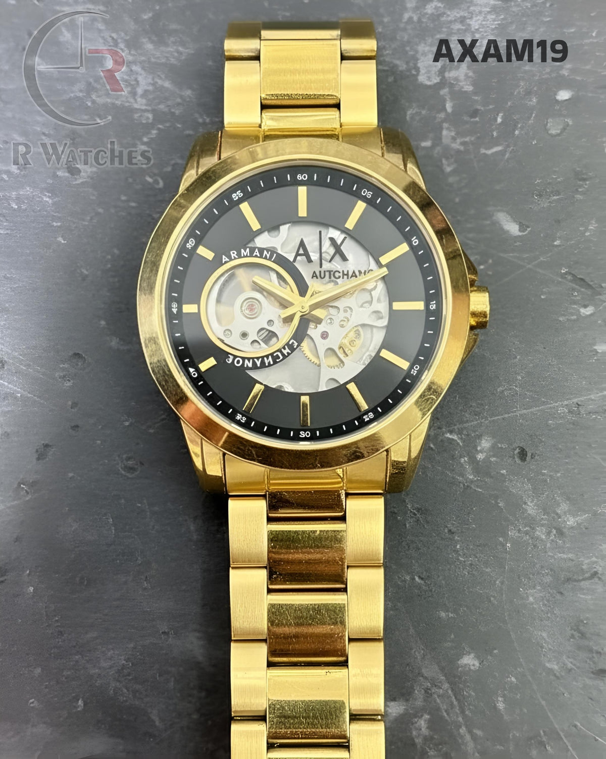 (SS)🖤 AX Automatic Gold Black (AXAM19)