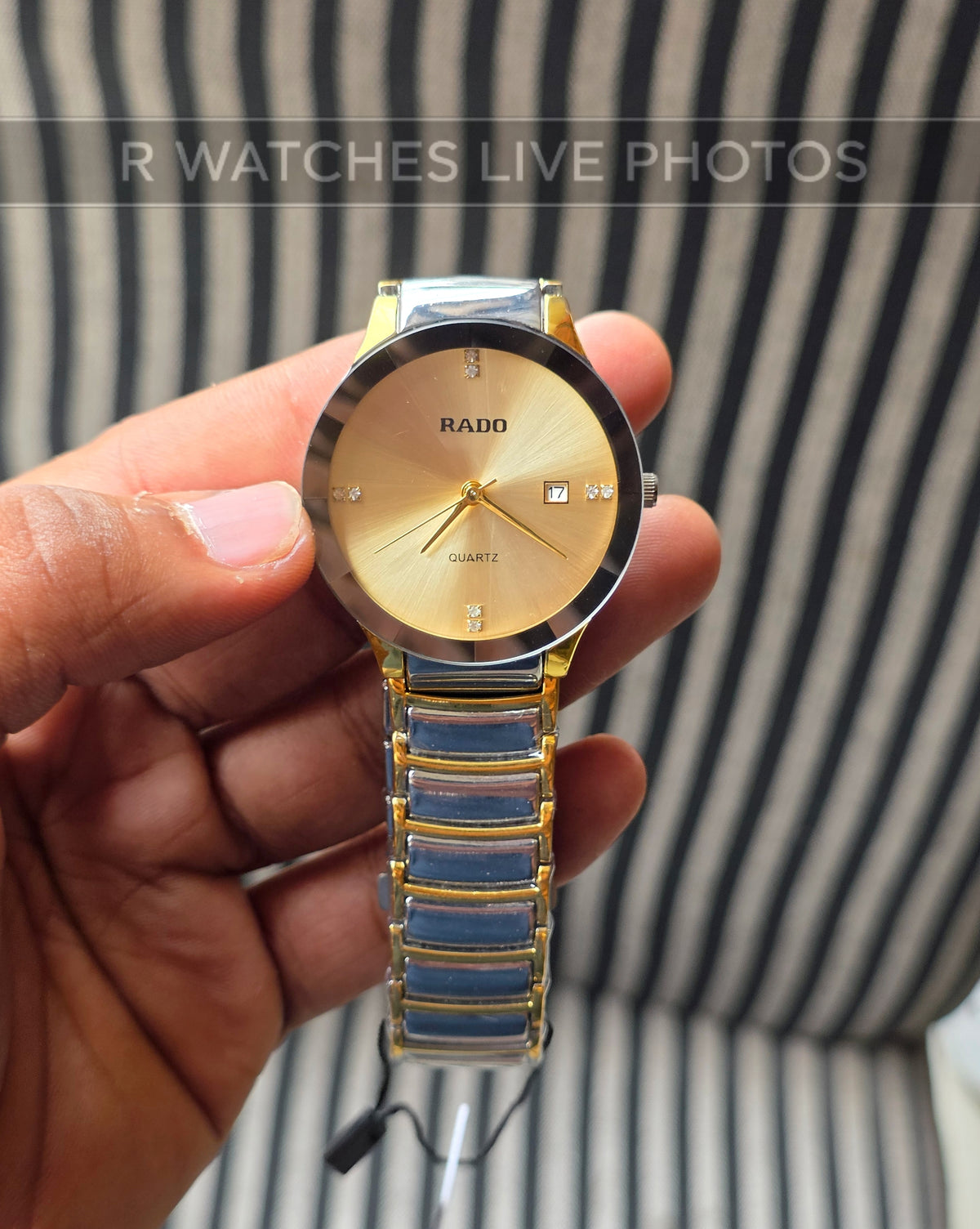 (OS)📷⭐ Rado Diamond Cutt Dual Tone Gold (RDP36)