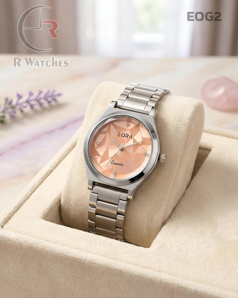 (OS)🖤⭐ Eora Girls Silver Orange Dial (EOG2)