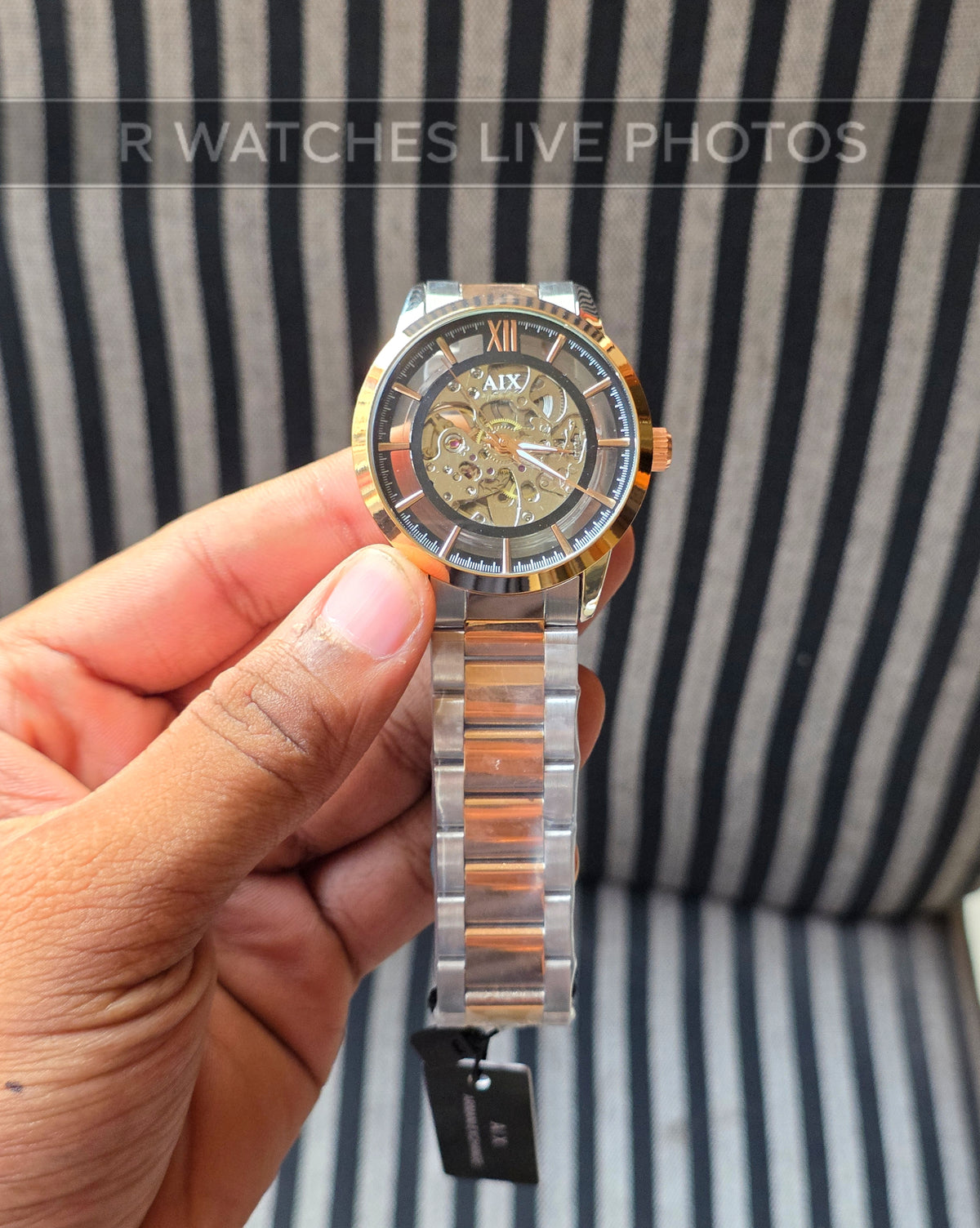 (SS)🖤⭐ AX Automatic Rose Gold Brown (AXAM11)