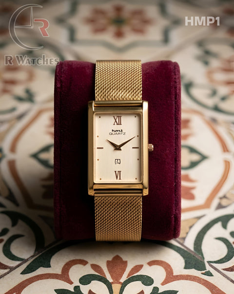 (OS)🖤⭐ HMT Gold White Dial (HMP1)