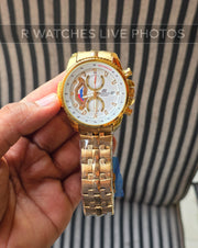 (SS)🖤⬆️⭐ Casio Edifice Gold White (CSP18)