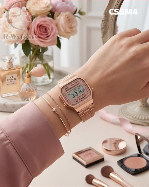 (OS11)🖤⬆️⭐ Casio vintage rose gold (CSSM4)