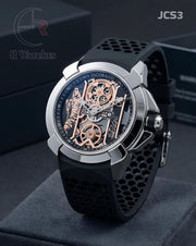 (OS)🖤⭐ Jacob CR 7 Silicon Black Silver (JCS3)
