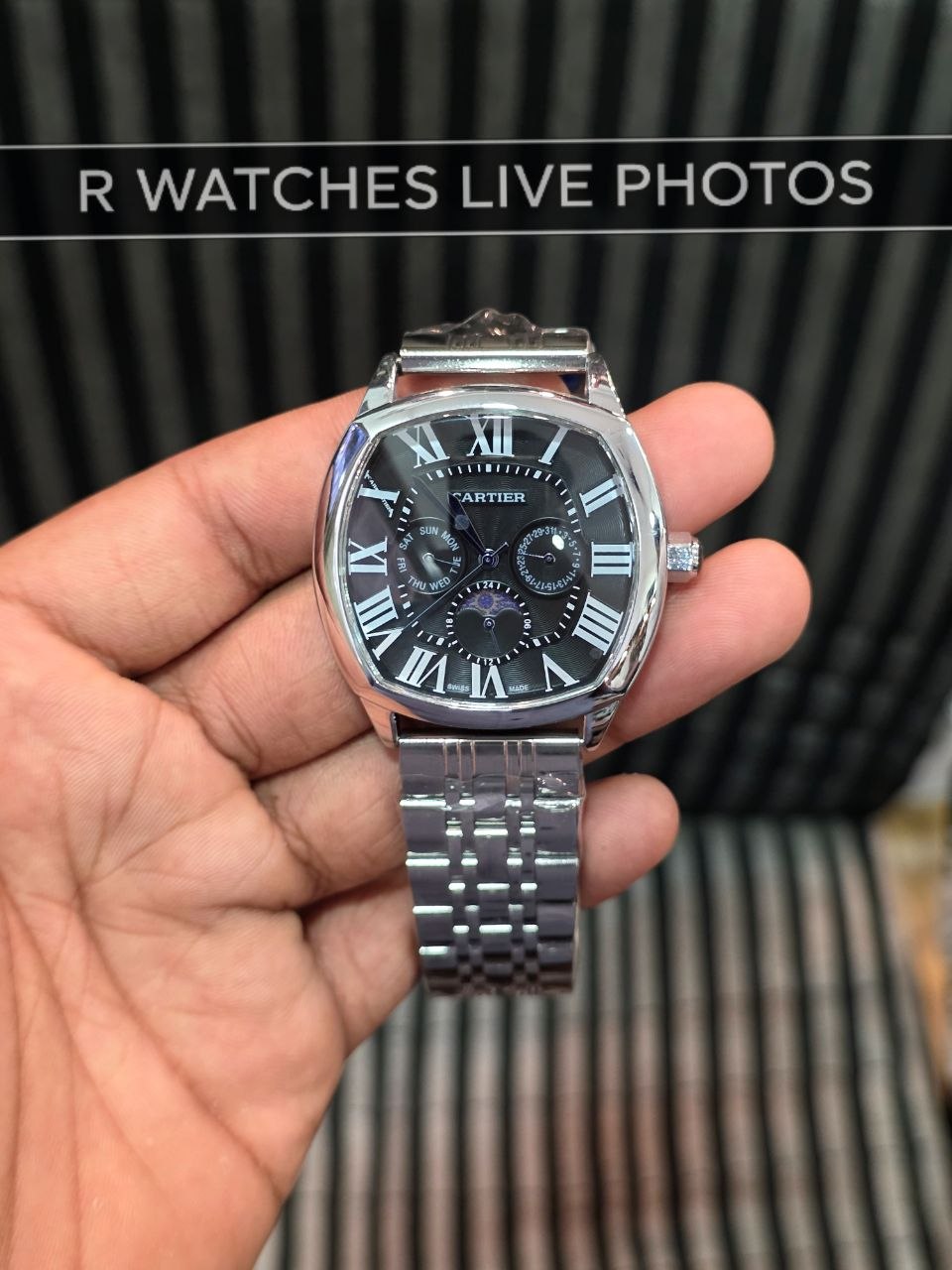 (OS)🖤⭐ Cartier new silver Black (CTP8)