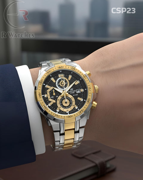 (OS)🖤⭐ Casio Edifice heavy dual tone black (CSP23)