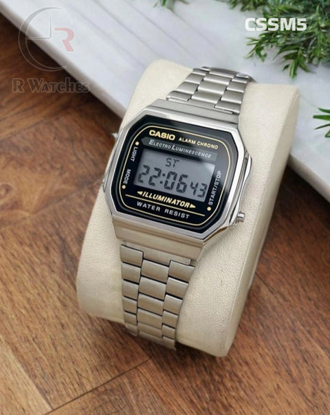 (OS7)🖤⬆️⭐ Casio vintage silver (CSSM5)