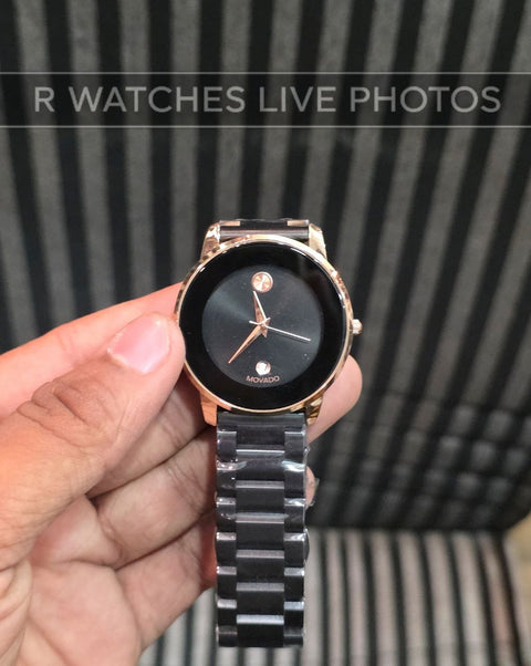 (OS)🖤⭐ Movado new rose gold black (MVP3)