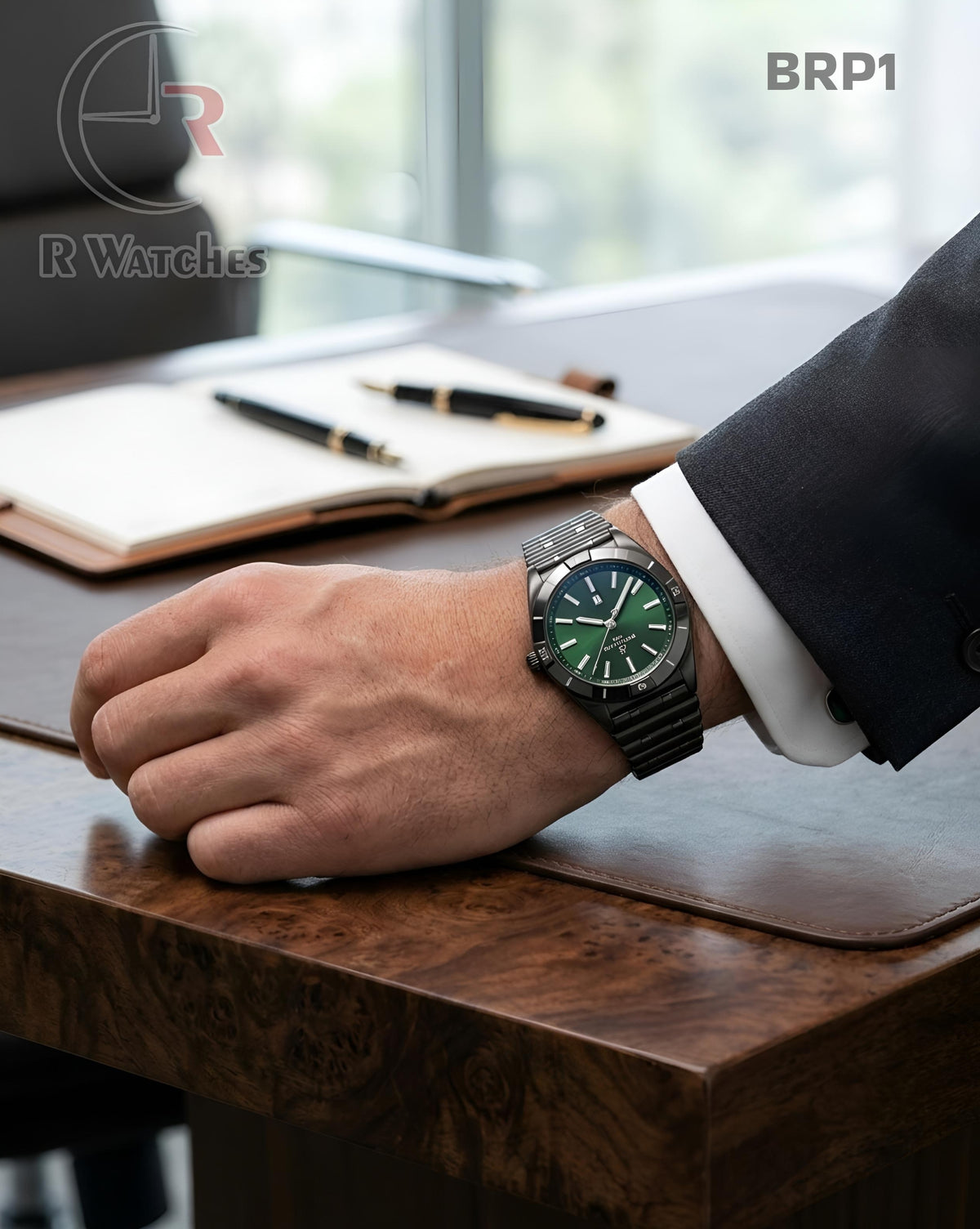 (OS)🖤Breitling Black Green (BRP1)