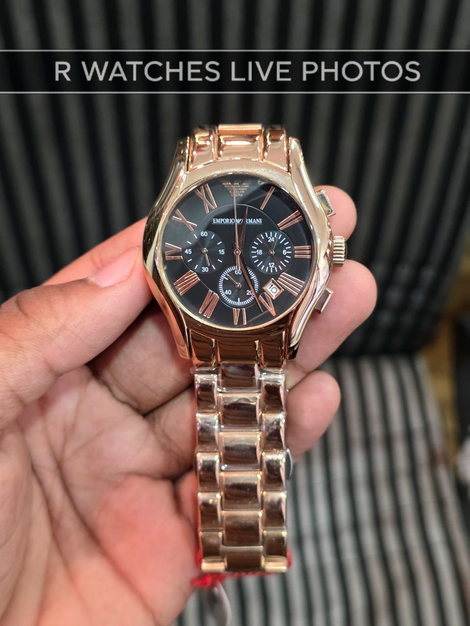 (SS2)🖤⭐ Armani ceramic rose gold black (EAP39)
