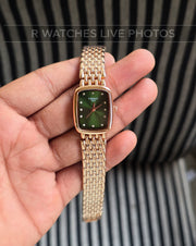(OS)📷⭐ Tissot Girls Rose Gold Green (TSG10)