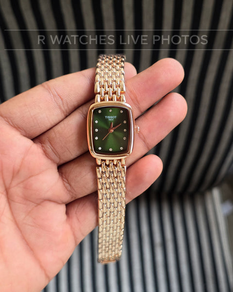 (OS)📷⭐ Tissot Girls Rose Gold Green (TSG10)