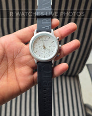 (SS)🖤⬆️⭐ Armani Silicon Silver White Black (EAS1)