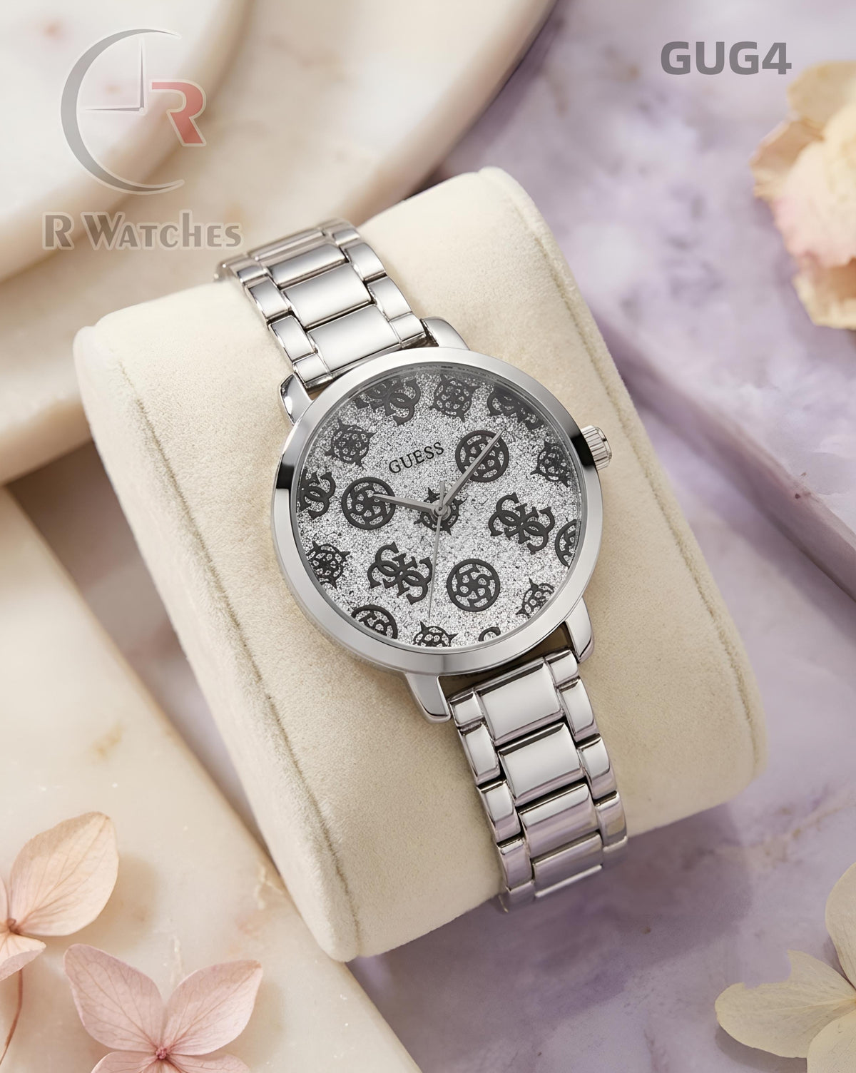 (OS)🖤⭐ Guess girls full silver (GUG4)