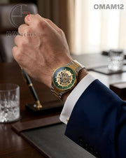 (OS)🖤⭐ Omega Automatic Dual Tone Green (OMAM12)