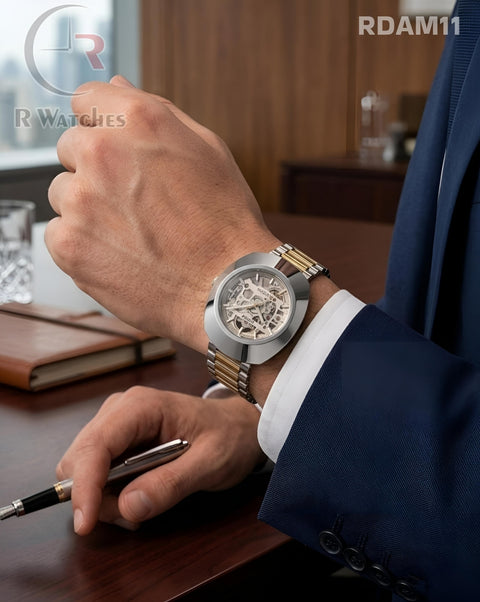 (OS)🖤⬆️ Rado Automatic Dual Tone Silver (RDAM11)
