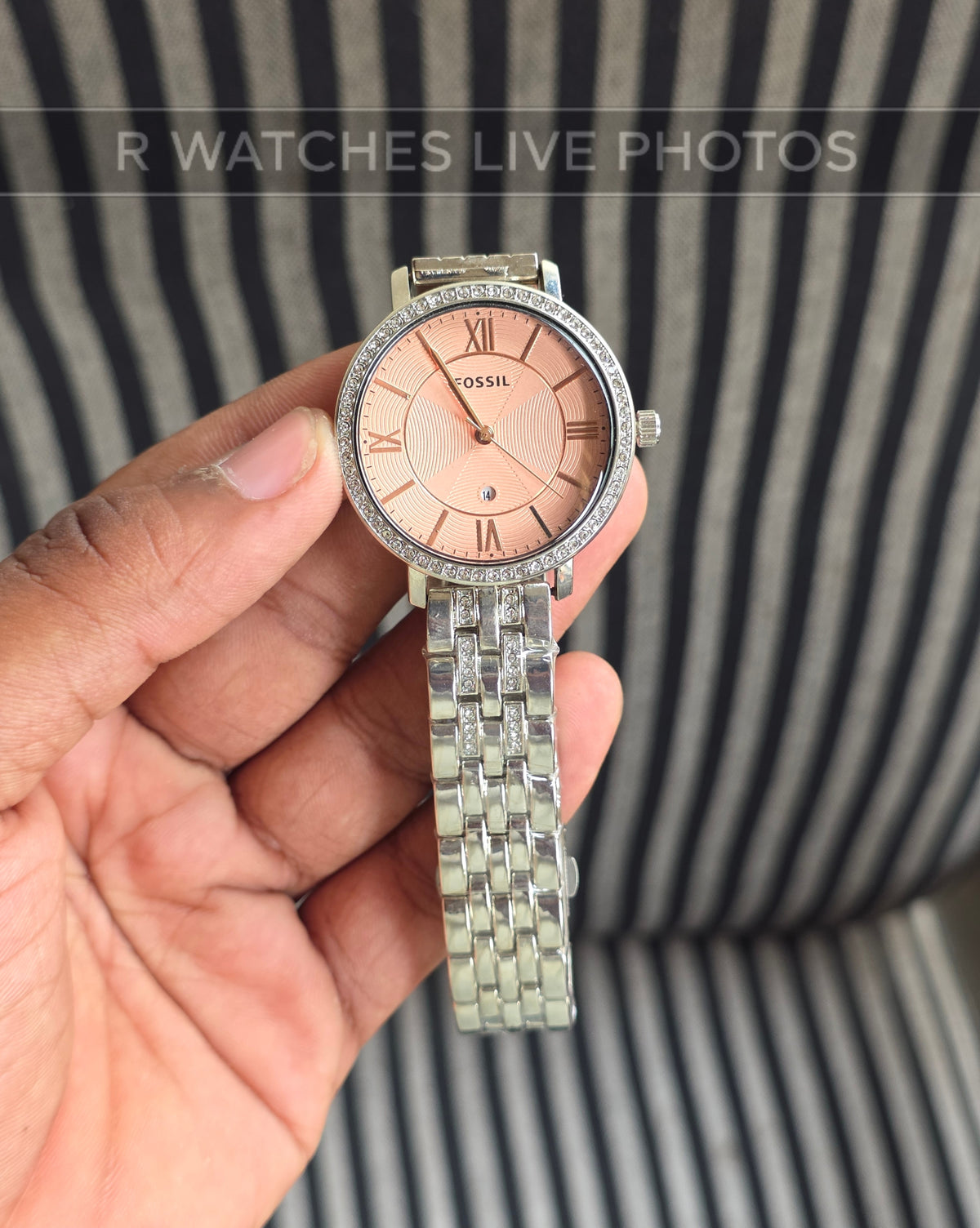 (SS)🖤⭐ Fossil girls silver pink (FSG1)