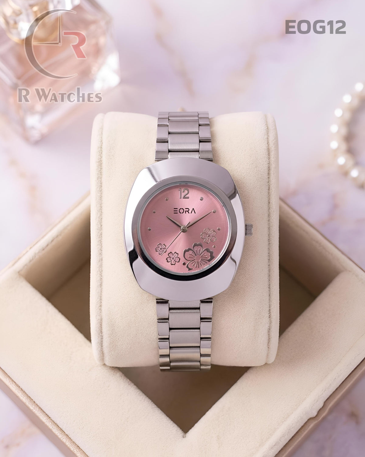 (OS)🖤⭐ Eora Girls Silver Pink Dial (EOG12)