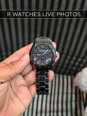 (OS3)🖤⬆️⭐ Armani ceramic black Silver (EAP35)