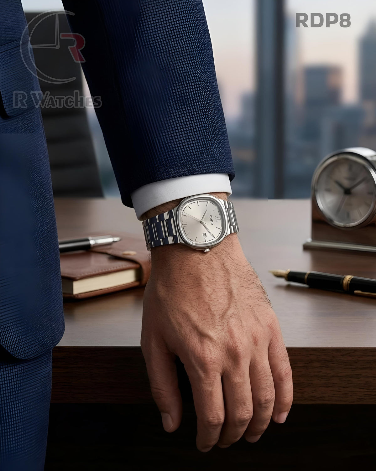 (OS)🖤⬆️ Rado Square Silver Grey (RDP8)