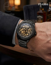 (OS)🖤⭐ Fossil Automatic full Black (FSAM4)